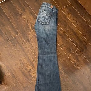 Guess Daredevil Flare Jeans Size 24
